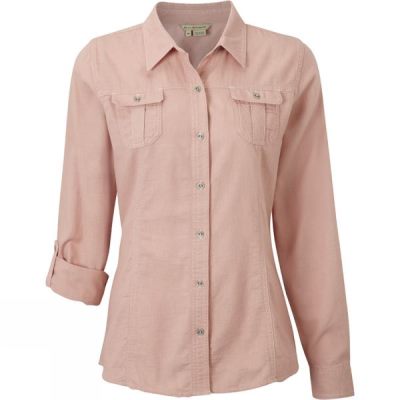 Top Royal Robbins Islander Cool Mesh Manga Larga Mujer Rosas - Chile EJX965437